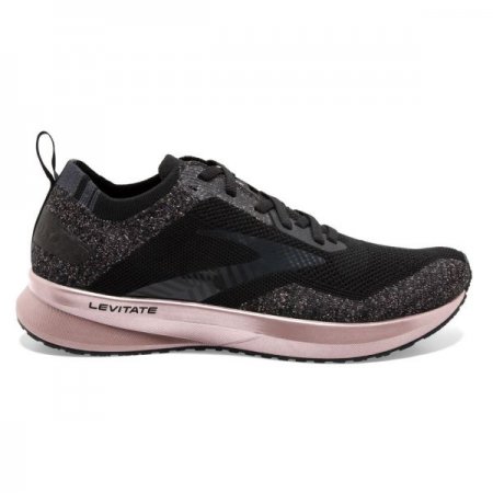 Brooks Women's Levitate 4 Black/Ebony/Rose Gold