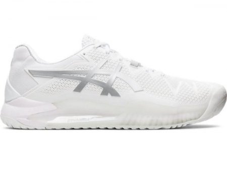 ASICS | MEN'S GEL-Resolution 8 - White/Pure Silver