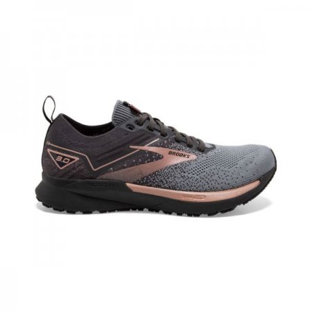 Brooks Women's Ricochet 3 Grey/Black/Rose Gold