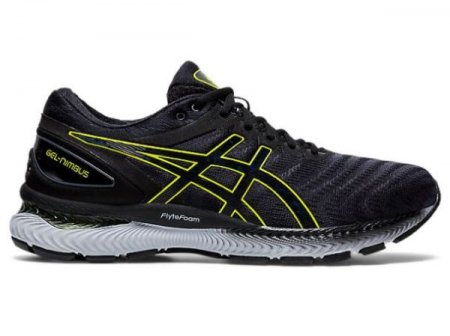 ASICS | MEN'S GEL-NIMBUS 22 - Carrier Grey/Lime Zest