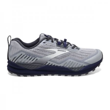 Brooks Men's Cascadia 15 Ebony/Silver/Deep Cobalt