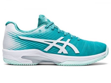 ASICS | WOMEN'S SOLUTION SPEED FF Clay - Techno Cyan/White