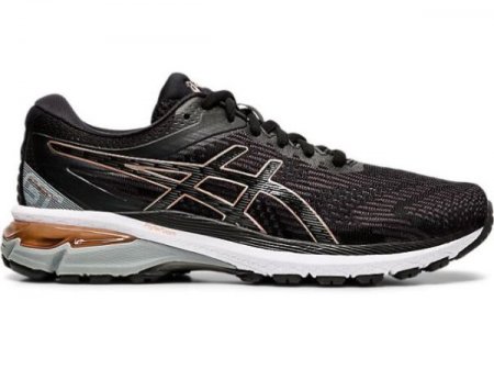 ASICS | WOMEN'S GT-2000 8 (D) - Black/Rose Gold