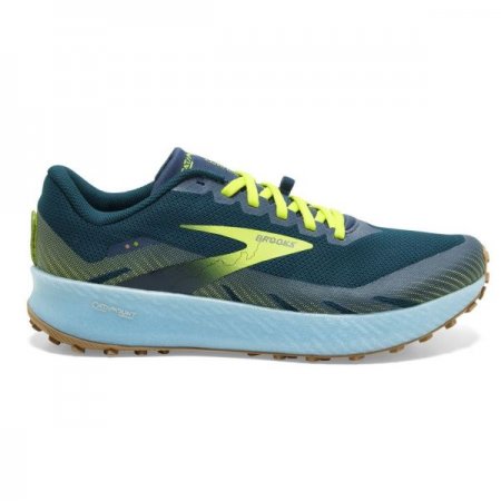 Brooks Men's Catamount Blue/Lime/Biscuit