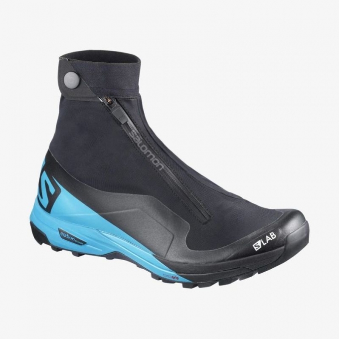 SALOMON WOMEN'S S/LAB XA ALPINE 2-Black / Blue Danube / Racing Red