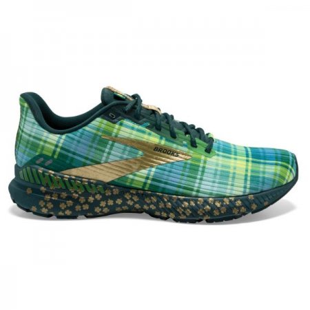 Brooks Women's Launch 8 GTS Fern Green/Metallic Gold/Deep Teal