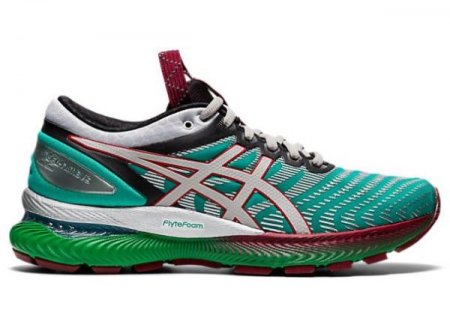 ASICS | WOMEN'S FN1-S GEL-NIMBUS 22 - Baltic Jewel/Pure Silver