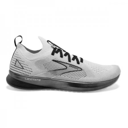 Brooks Men's Levitate StealthFit 5 White/Grey/Black