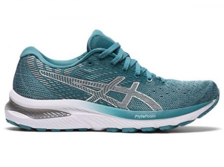 ASICS | WOMEN'S GEL-CUMULUS 22 - Smoke Blue/White