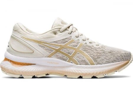 ASICS | WOMEN'S GEL-Nimbus 22 Knit - Birch/Champagne