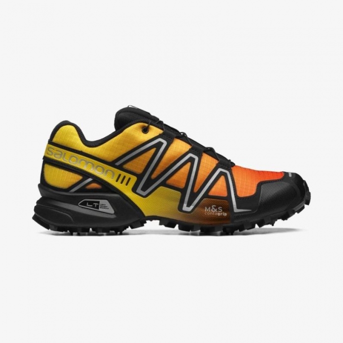 SALOMON WOMEN'S SPEEDCROSS 3 GRADIENT-Cherry Tomato / Lemon / Silver.