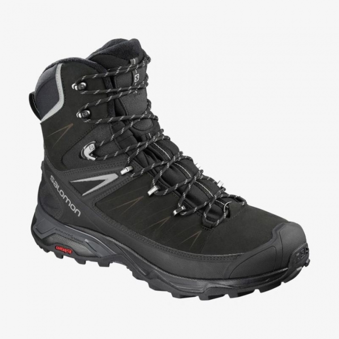 SALOMON MEN'S X ULTRA WINTER CLIMASalomon WATERPROOF 2-Black / Phantom / Monument