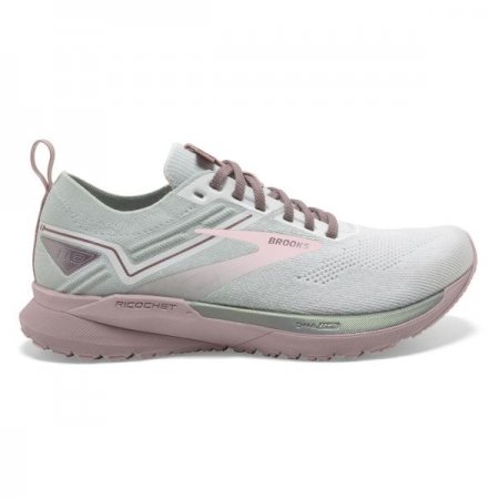 Brooks Women's Ricochet 3 White/Ice/Primrose Pink