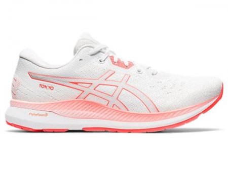 ASICS | WOMEN'S EvoRide TOKYO - White/Sunrise Red