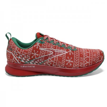 Brooks Men's Levitate 5 Red/White/Green