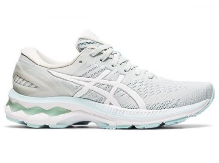 ASICS | WOMEN'S GEL-KAYANO 27 - Glacier Grey/White