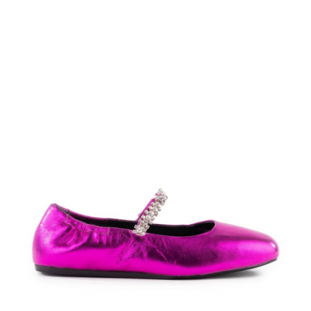 Seychelles | For Women | Far Too Kind Flat-Fuchsia Metallic