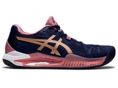 ASICS | WOMEN'S GEL-Resolution 8 - Peacoat/Rose Gold