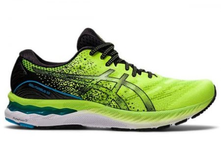 ASICS | MEN'S GEL-NIMBUS 23 - Hazard Green/Black