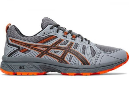 ASICS | MEN'S GEL-VENTURE 7 (4E) - Carrier Grey/Habenero