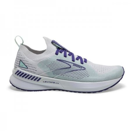 Brooks Women's Levitate StealthFit GTS 5 White/Navy Blue/Yucca