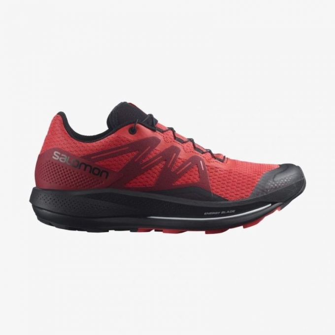 SALOMON MEN'S PULSAR TRAIL-Poppy Red / Biking Red / Black