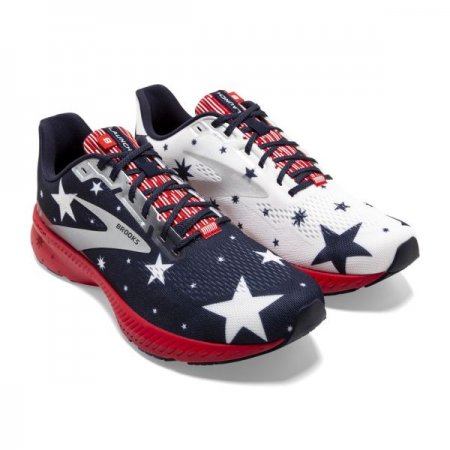 Brooks Men's Launch 8 Blue/Red/White