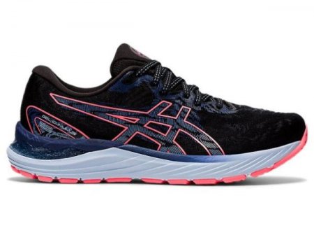 ASICS | WOMEN'S GEL-CUMULUS 23 - Black/Blazing Coral