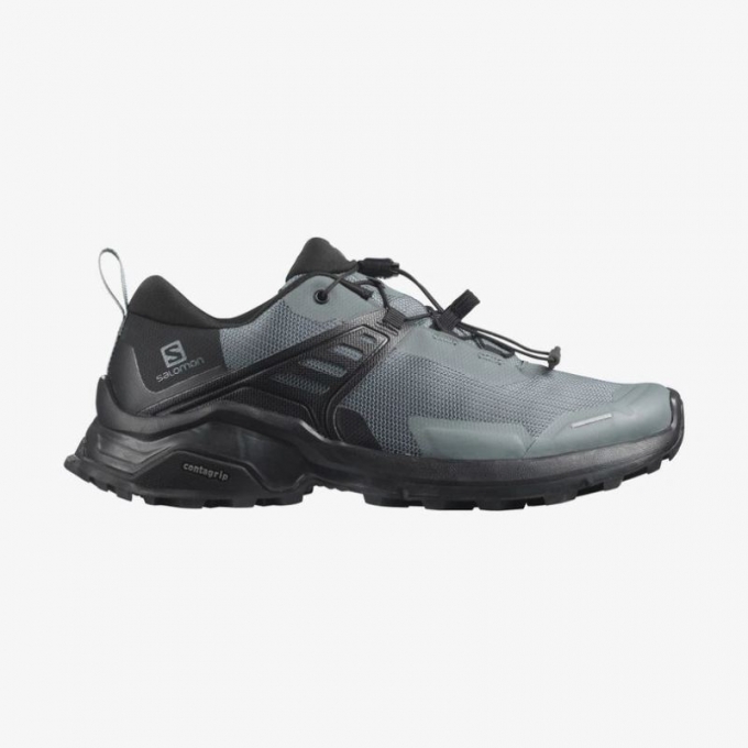 SALOMON WOMEN'S X RAISE-Stormy Weather / Black / Lead