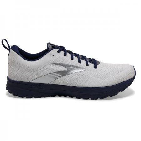 Brooks Men's Revel 5 White/Blue