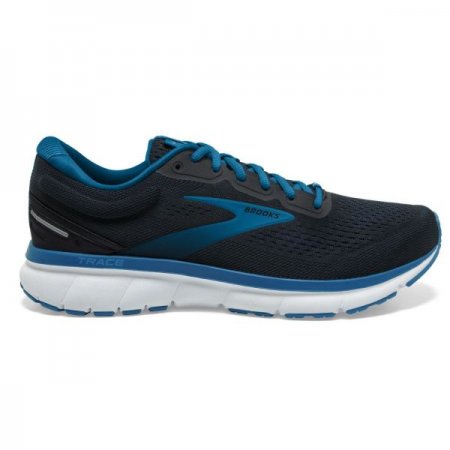 Brooks Men's Trace Black/Vivid Blue/Persimmon Orange