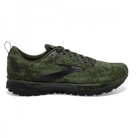 Brooks Men's Revel 4 Bronze Green/Black/Green