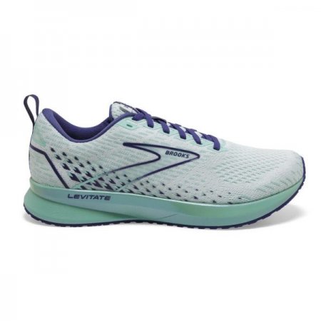 Brooks Women's Levitate 5 White/Navy Blue/Yucca