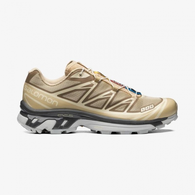 SALOMON MEN'S XT-6 CLEAR-Safari / Magnet / Vanilla Ice