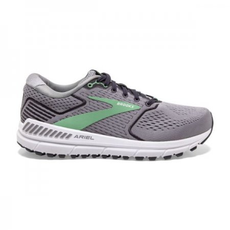 Brooks Women's Ariel 20 Alloy/Blackened Pearl/Green