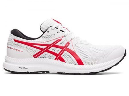 ASICS | MEN'S GEL-CONTEND 7 - White/Classic Red