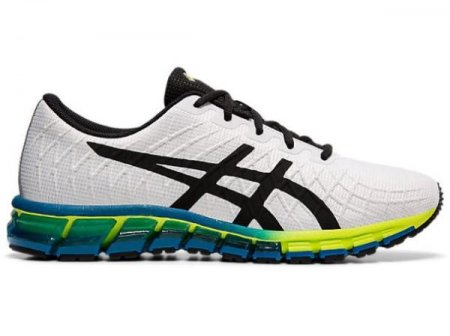 ASICS | MEN'S GEL-QUANTUM 180 4 - White/Safety Yellow