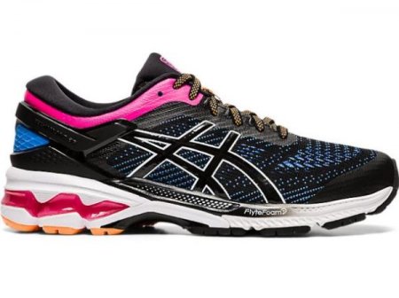 ASICS | WOMEN'S GEL-KAYANO 26 - Black/Blue Coast