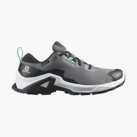 SALOMON WOMEN'S X REVEAL 2 GORE-TEX-Quiet Shade / Black / Mint Leaf