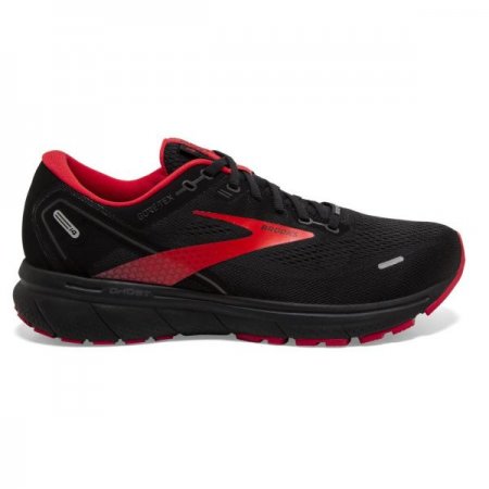 Brooks Men's Ghost 14 GTX Black/Blackened Pearl/High Risk Red