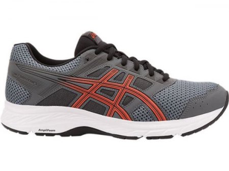 ASICS | MEN'S GEL-Contend 5 - Steel Grey/Red Snapper