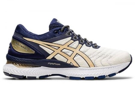 ASICS | WOMEN'S GEL-Nimbus 22 THE NEW STRONG - White/Champagne