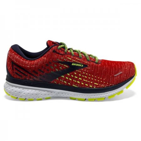 Brooks Men's Ghost 13 Tomato/Navy/Nightlife