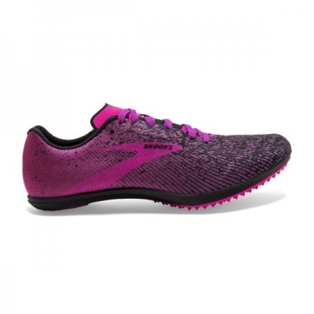 Brooks Women's Mach 19 Spikeless Black/Hollyhock/Pink