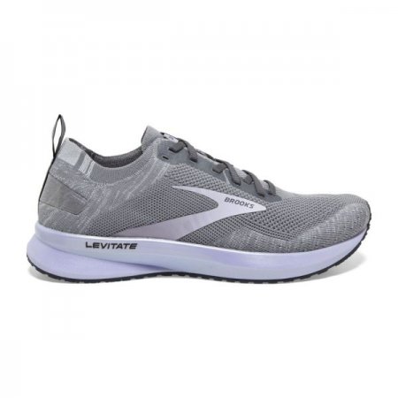 Brooks Women's Levitate 4 Grey/Blackened Pearl/Purple