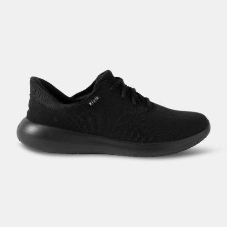 Kizik | Men's Madrid Eco Knit - Black Black Outsole | Special Offer