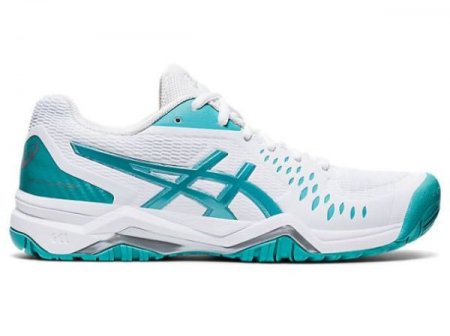 ASICS | WOMEN'S GEL-Challenger 12 - White/Techno Cyan