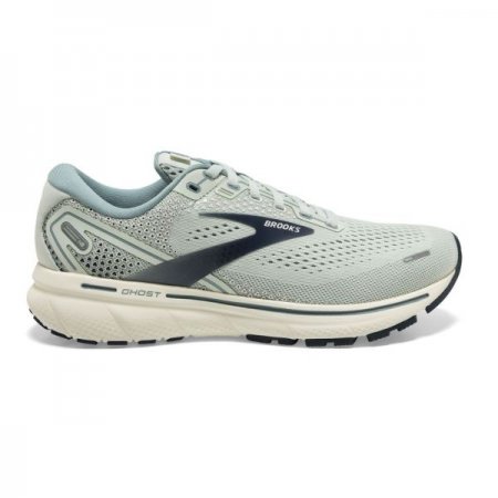 Brooks Women's Ghost 14 Aqua Glass/Whisper White/Navy