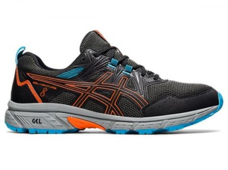 ASICS | MEN'S GEL-VENTURE 8 - Black/Marigold Orange