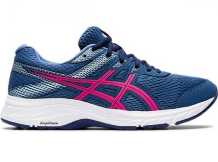 ASICS | WOMEN'S GEL-CONTEND 6 - Grand Shark/Pink Glo